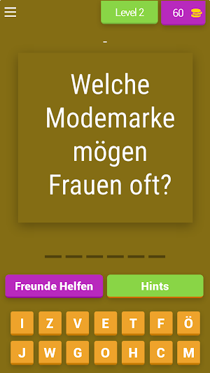 Wunsch Quiz Screenshot 2
