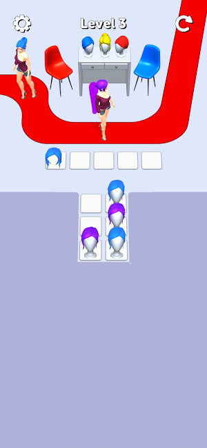 Wig Selection Screenshot 1
