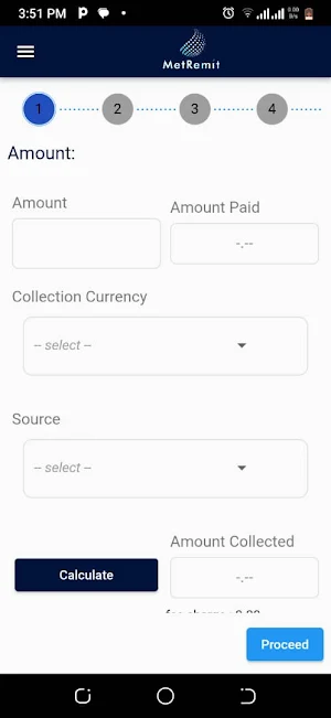 MetRemit Screenshot 1