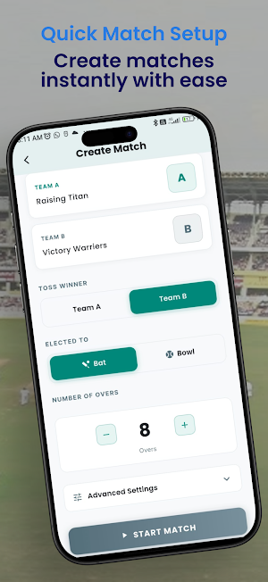 Cricket Scorer Pro - Live Screenshot 1