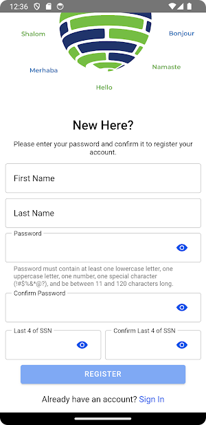 HQ Employee Hub Screenshot 1