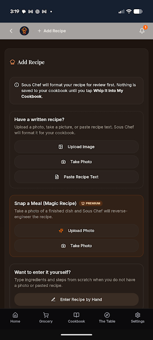 My-SousChef Screenshot 1