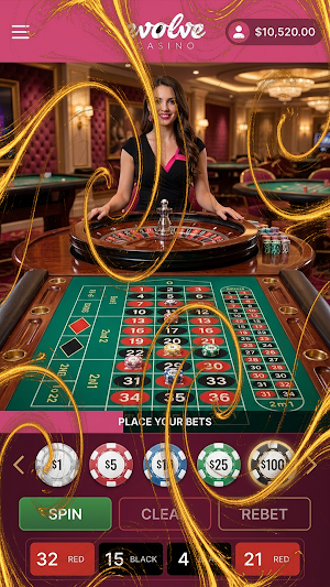 Evolve Casino Screenshot 1