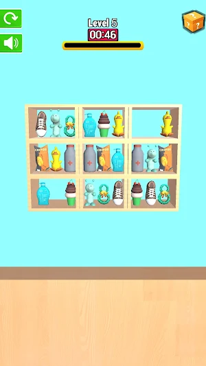 Wall Shelf Sort 3D Screenshot 3