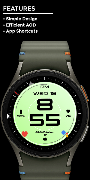 Night ver 35 - watch face Screenshot 1