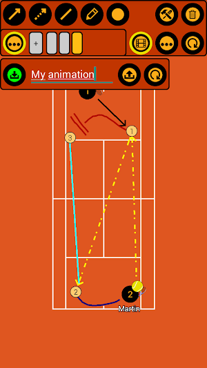 Tennis Tactic Board Screenshot 2