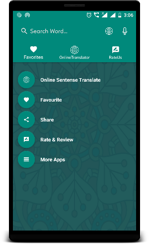 Translate English to Urdu and Hindi dictionary Screenshot 1
