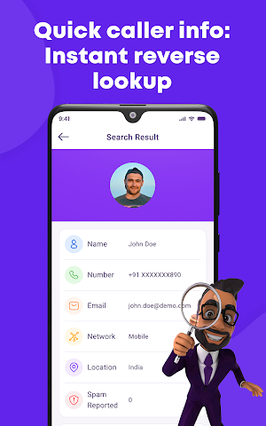 Caller ID Name, Location & SMS Screenshot 1
