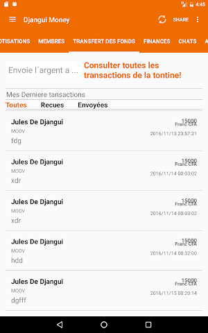 Djangui money Screenshot 1