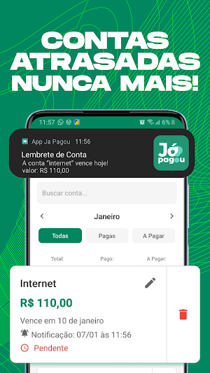Já Pagou? Screenshot 0