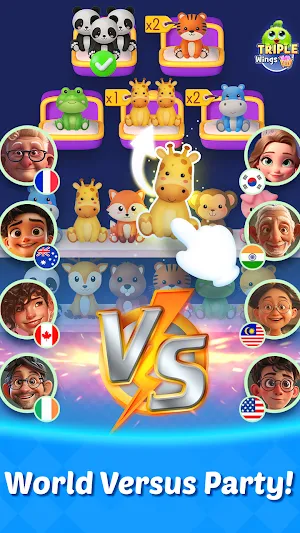 Triple Wings: Goods Sort Game Screenshot 1