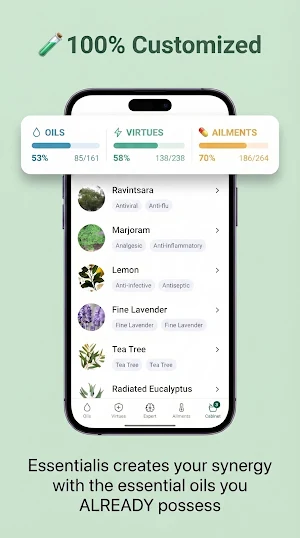 Guide to 160+ Essential Oils Screenshot 2