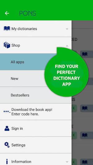 PONS Dictionary Library - Offline Translator Screenshot 2