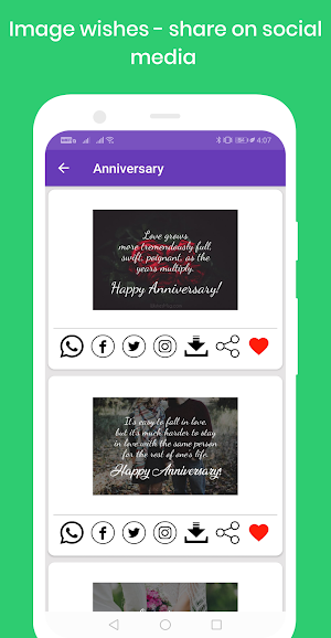 Wishes & Greetings - Share Images & Text Wishes Screenshot 3