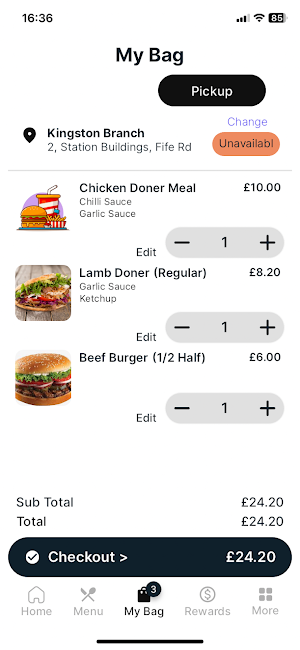 Cappa Express Kingston Screenshot 2