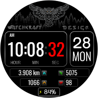 WatchCraft WD54 Watch face