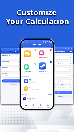 Loan EMI - Auto Calculator Screenshot 1