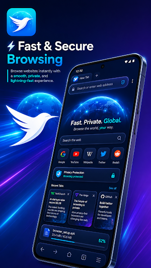 Kiwi Browser: Fast & Private Screenshot 0