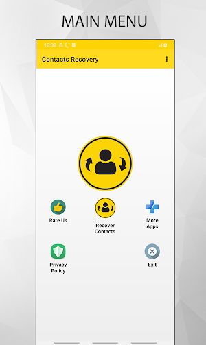 Deleted contacts Recovery Screenshot 0