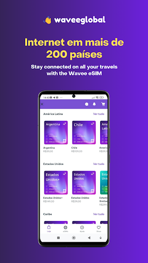 Wavee Global eSIM Screenshot 0