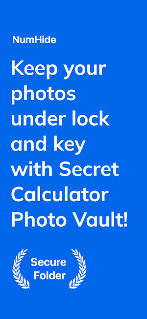 Calculator Vault+ Secret Photo Screenshot 0