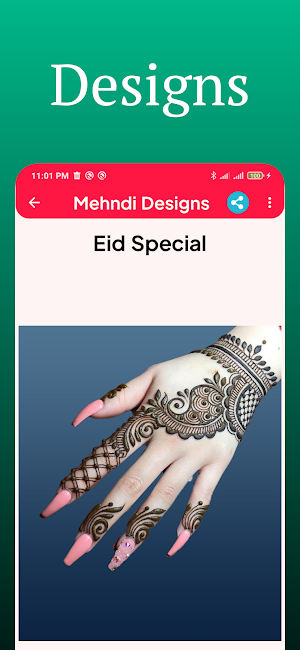 Mehndi Design: Easy & Offline Screenshot 2