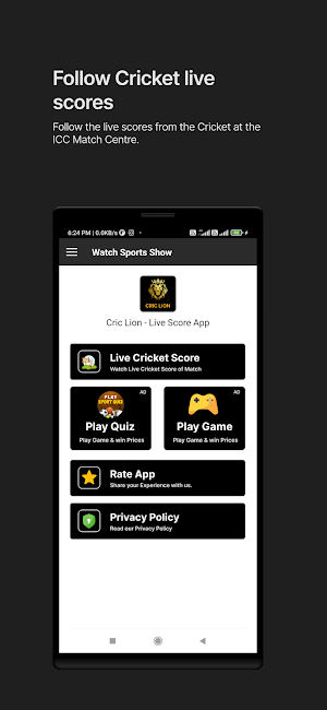 Cric Lion - Live Score App Screenshot 2