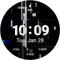 Broken Screen Watch Face