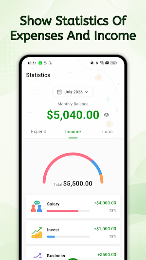 MoneyLog Screenshot 3
