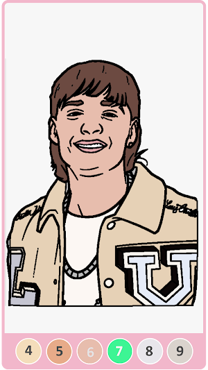 Peso Pluma Coloring Game Screenshot 1