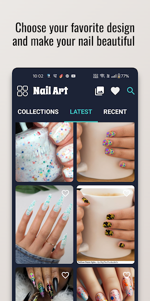 Splatter Paint Nail Art Design Screenshot 2