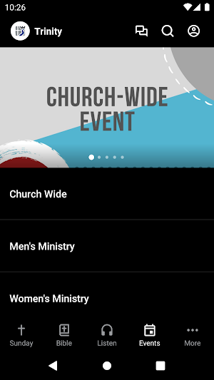 Trinity Church PCA Screenshot 2