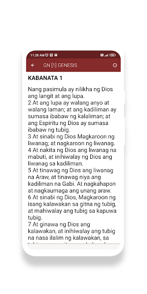 Tagalog Bible Screenshot 2