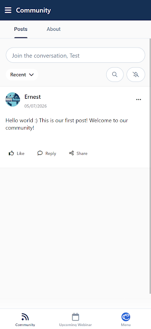 Treasury Webinars Screenshot 0