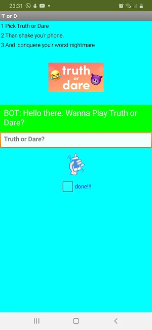 Truth or dare Screenshot 0
