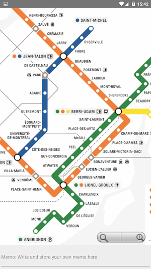MONTREAL METRO/BUS/STM/EXO MAP OFFLINE Screenshot 1
