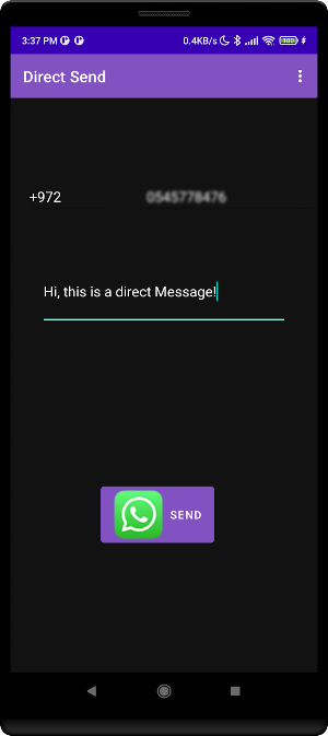 Direct Send Screenshot 0
