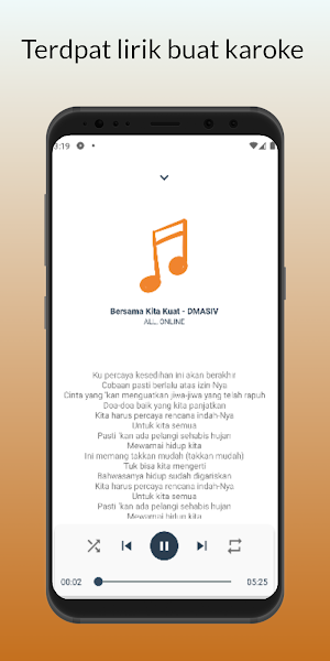 Lagu Lirik D'masiv Offline Screenshot 3