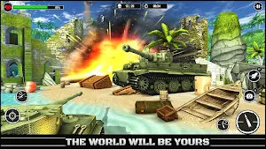 World of war machines: Tank Shooting Combat Screenshot 1