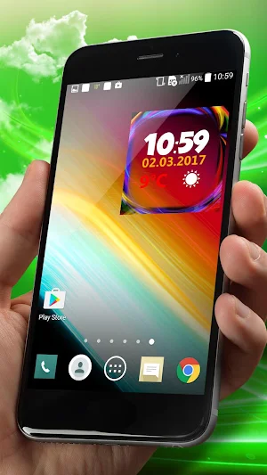 Best Digital Clock Widget Screenshot 2
