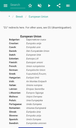 The European Union Screenshot 2