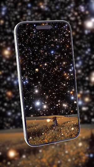 Night Sky Live Wallpaper Screenshot 3