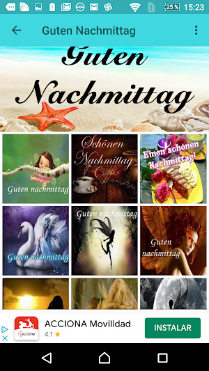 Guten Nachmittag - Bilder und Phrasen Screenshot 0