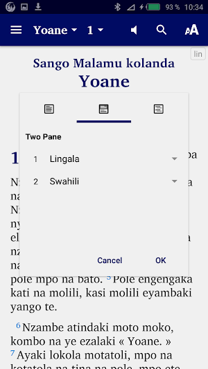 Lingala Swahili Arabic English Screenshot 3