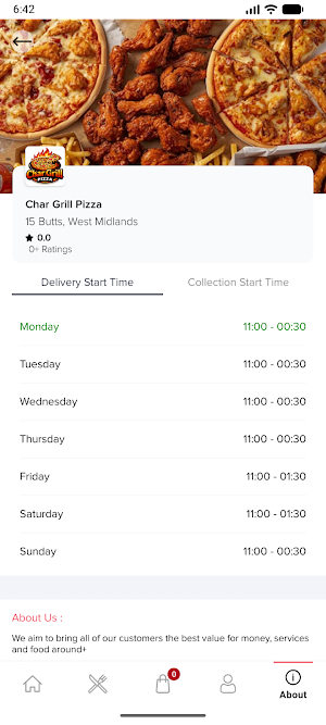 Char Grill Pizza Screenshot 3