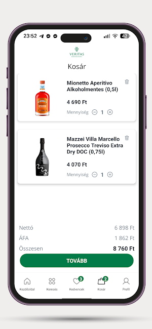 Borkereskedés Screenshot 3