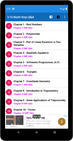 10th class math important Q&A Screenshot 3