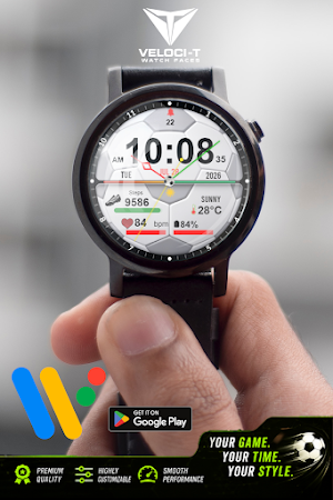Soccer Face Y26 Watch Face Screenshot 2