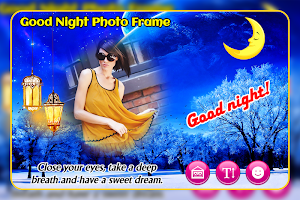 Good Night Photo Frame Screenshot 0
