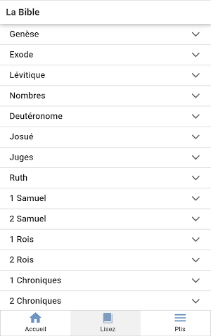 Bible en Français Screenshot 1